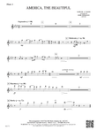 America, The Beautiful: Flute 1