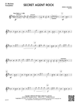 Secret Agent Rock: E-flat Baritone Saxophone