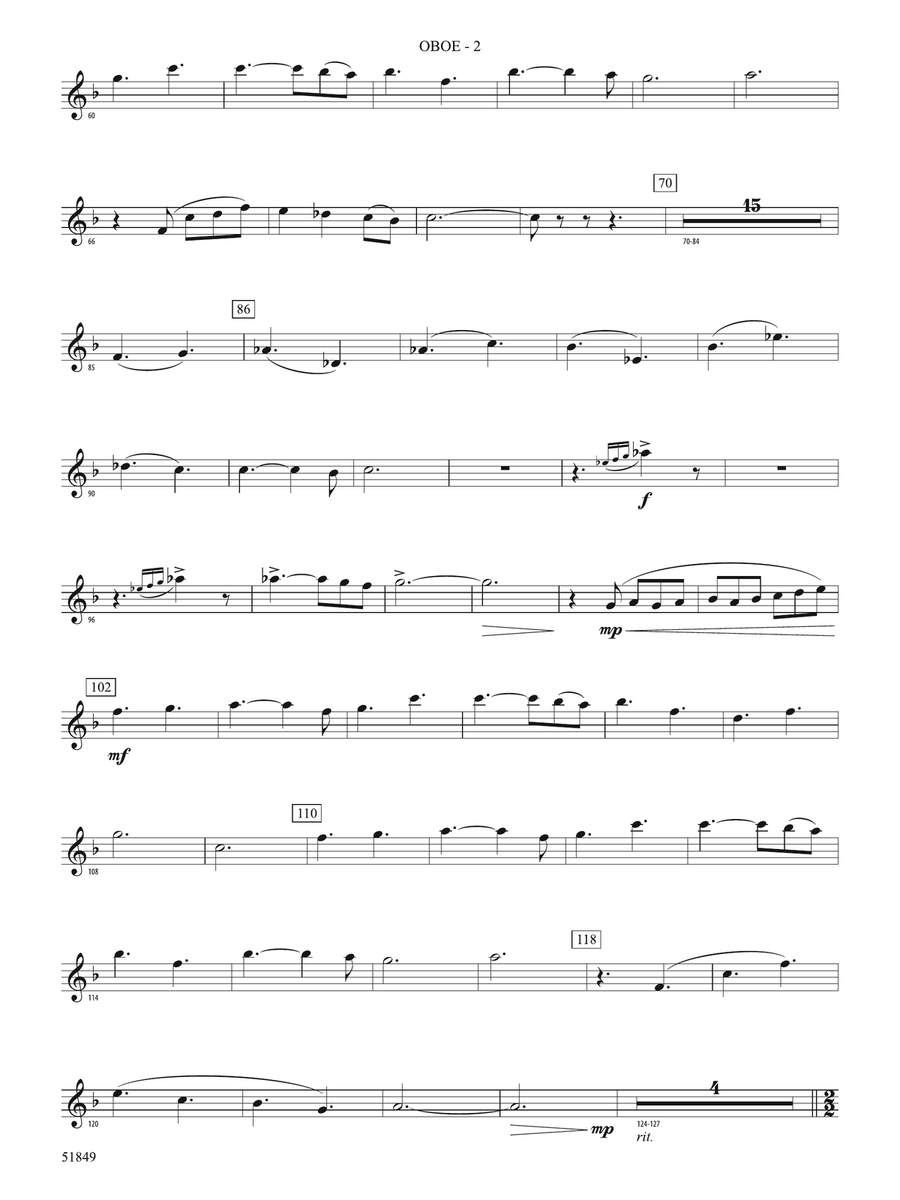 Hope Glowing in the Sky: Oboe Oboe - Digital Sheet Music page 2