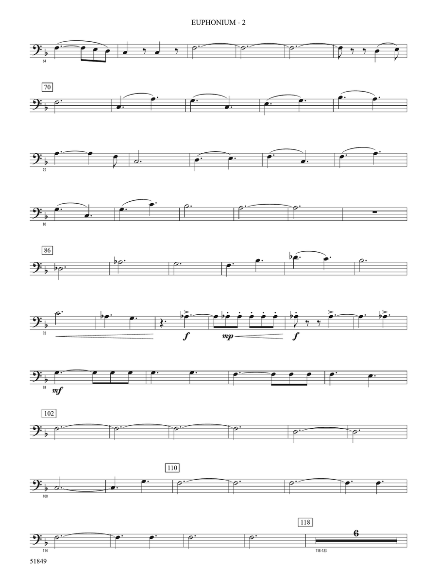 Hope Glowing in the Sky: Baritone B.C. Baritone Horn BC - Digital Sheet Music page 2