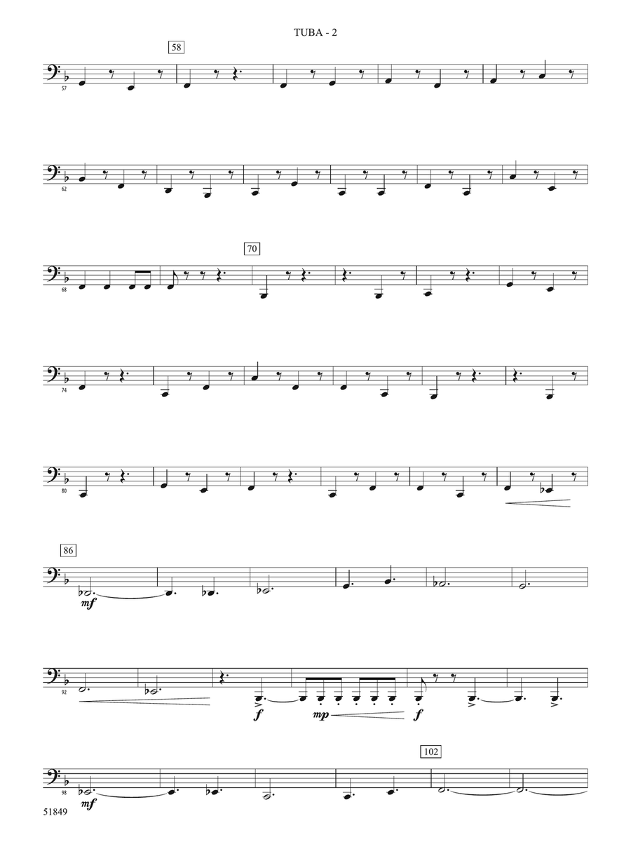 Hope Glowing in the Sky: Tuba Tuba - Digital Sheet Music page 2