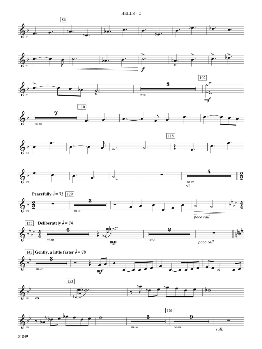 Hope Glowing in the Sky: Mallets Percussion - Digital Sheet Music page 2