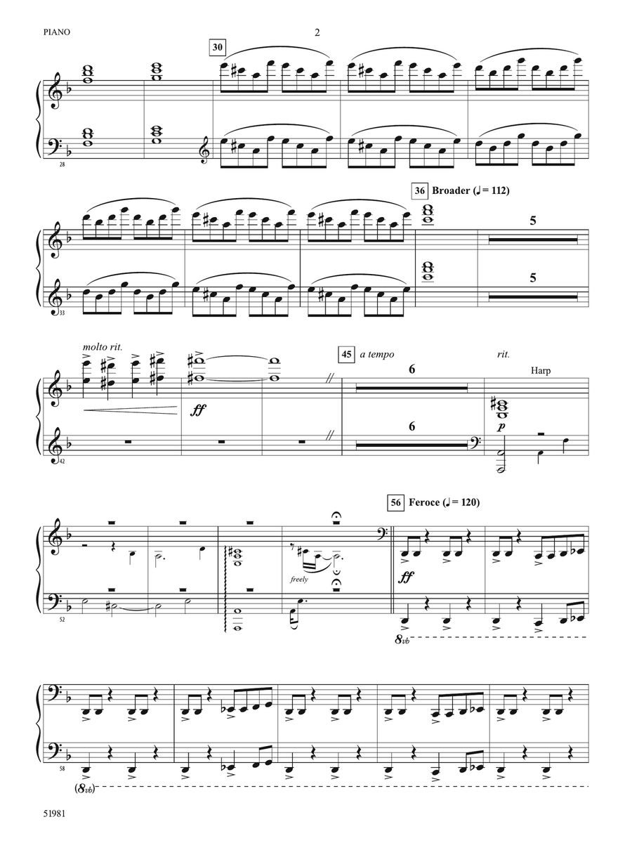 The Iliad: Piano Accompaniment Piano Accompaniment - Digital Sheet Music page 2