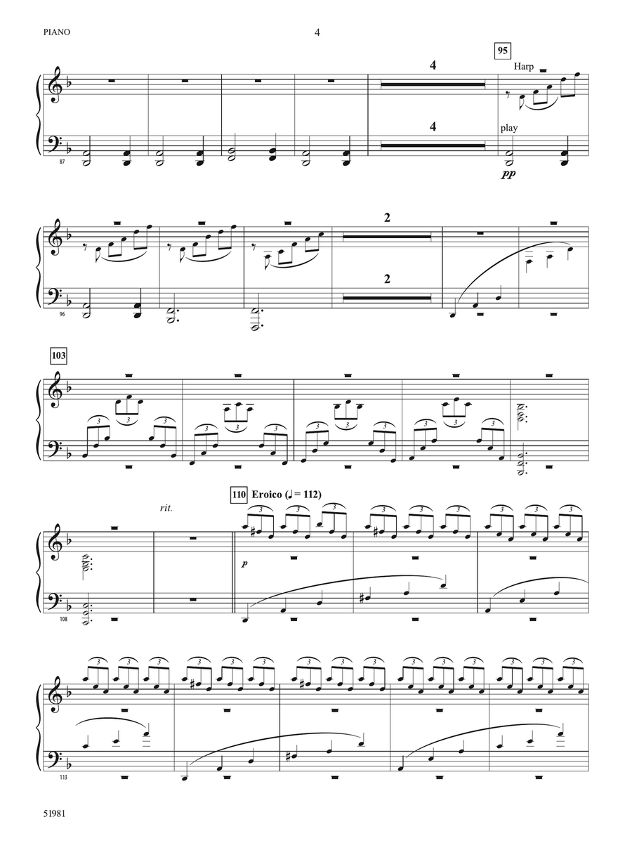 The Iliad: Piano Accompaniment Piano Accompaniment - Digital Sheet Music page 4