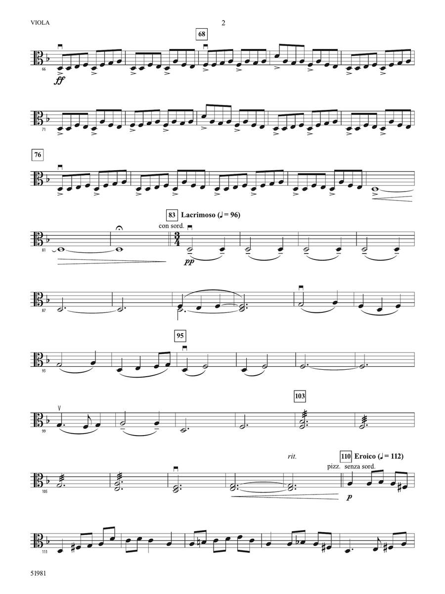 The Iliad: Viola Viola - Digital Sheet Music page 2