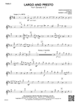 Largo and Presto: Violin 2