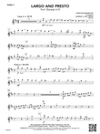 Largo and Presto: Violin 1