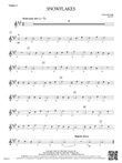 Snowflakes: Violin 1