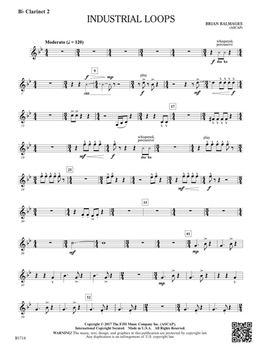 Industrial Loops: B-flat Clarinet 2