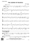 The Legend of Boudica: B-flat Bass Clarinet