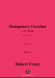 R. Franz-Montgomery Gretchen,in E flat Major