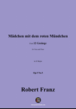 R. Franz-Madchen mit dem roten Mundchen,in G Major