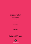 R. Franz-Wasserfahrt,in E flat Major