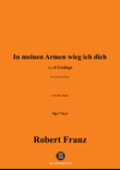 R. Franz-In meinen Armen wieg ich dich,in D flat Major