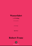 R. Franz-Wasserfahrt,in E flat Major