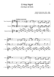 O Holy Night! - T. Sax., Bassoon and Guitar. With Parts.