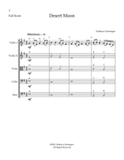 Desert Moon for String Orchestra String Orchestra scores gallery preview page 5