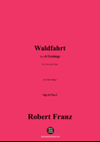 R. Franz-Waldfahrt,in E flat Major