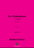 R. Franz-Der Fichtenbaum,in E Major