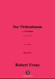 R. Franz-Der Fichtenbaum,in E flat Major