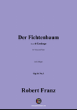 R. Franz-Der Fichtenbaum,in G Major