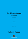 R. Franz-Der Fichtenbaum,in G flat Major