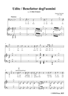 Donizetti-Udite/Benefattor degl'uomini,in F Major Piano, Vocal scores gallery preview page 3