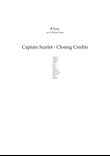 Captain Scarlet - Closing Credits