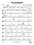 This Masquerade (arr. Mark Taylor) - Guitar