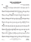 This Masquerade (arr. Mark Taylor) - Bass