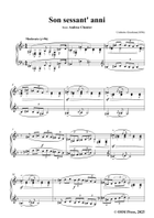 U. Giordano-Son sessant anni(1896),in F Major Piano, Vocal scores gallery preview page 3