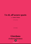 U. Giordano-Un di,in E flat Major