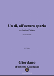 U. Giordano-Un di,in G Major