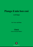 C. W. Gluck-Piango il mio ben così,in B Major