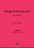 C. W. Gluck-Piango il mio ben così,in E flat Major