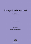 C. W. Gluck-Piango il mio ben così,in G Major