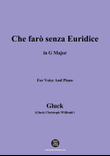 C. W. Gluck-Che farò senza Euridice,in G Major