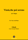 C. W. Gluck-Vieni,in F Major