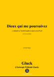 C. W. Gluck-Dieux qui me poursuivez,in B flat Major