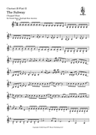 The Subway Clarinet Duet scores gallery preview page 3