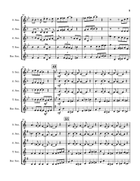Good Day Sunshine Saxophone Quintet scores gallery preview page 6