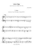 Aria e Giga (based on themes by G. F. Händel)
