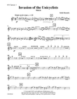 Invasion of the Unicyclists - Clarinet 1