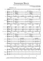 Tennessee Waltz Concert Band scores gallery preview page 3