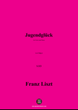 Liszt-Jugendglück,in A Major