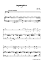 Liszt-Jugendglück,in B Major Piano, Vocal scores gallery preview page 3