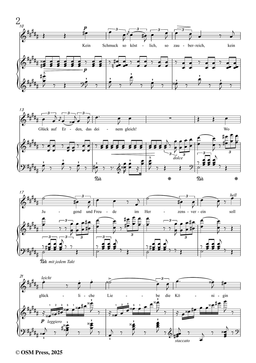 Liszt-Jugendglück,in B Major by Franz Liszt Piano, Vocal - Digital Sheet Music page 4