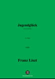 Liszt-Jugendglück,in C Major