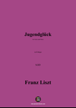 Liszt-Jugendglück,in D Major