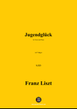 Liszt-Jugendglück,in F Major